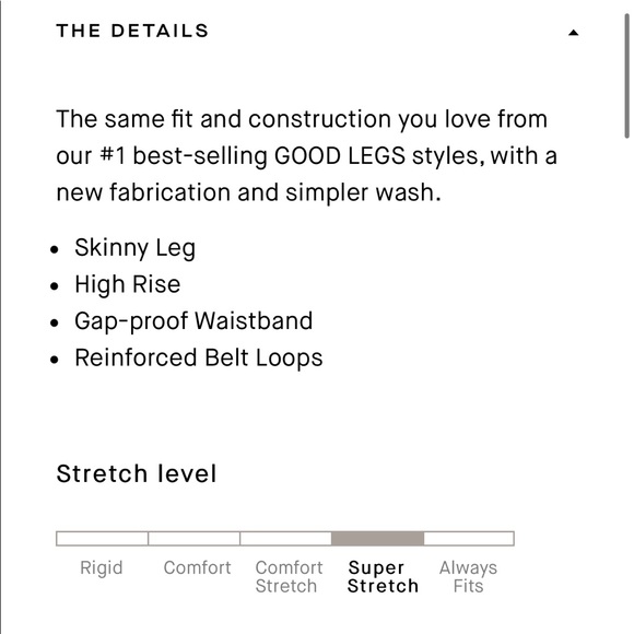 Good American Good Legs Released Hem in Blue265 Sz 6 / Sz 28 - Picture 6 of 16